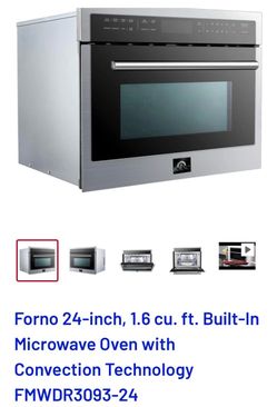 Brand New Microwave and Conventional Oven Combo 24” 1000 Watts