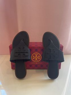 TORI BURCH Navy Blue Sandals 7.5