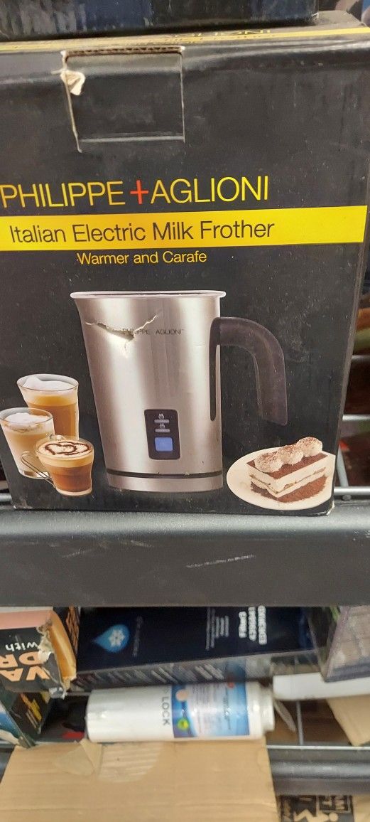 PHILIPPE+AGLIONI Electric Milk Frother $20