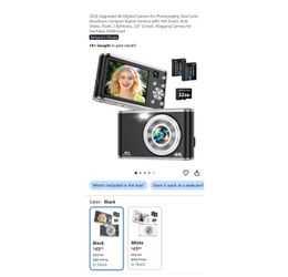 Brand new 2026 Upgraded 4K Digital Camera
