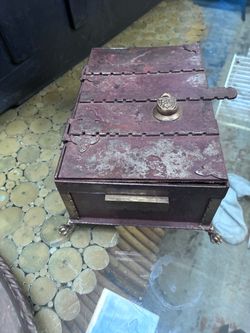 17th century, German wrought iron safe