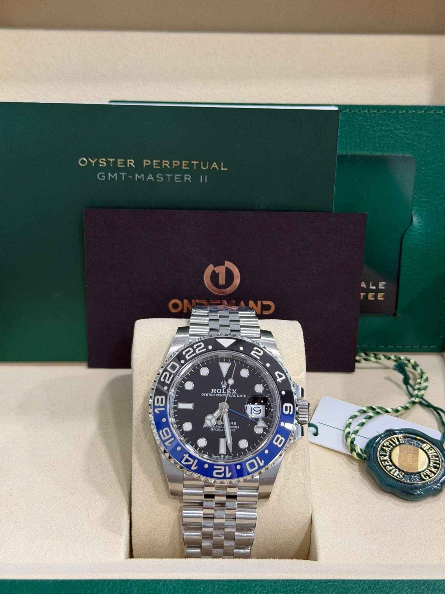 2025 Rolex GMT-Master II Ref. 126710BLNR Batgirl Jubilee