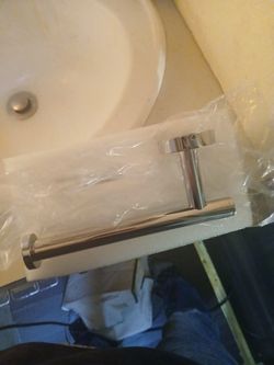 Volcano Chrome Lava 8" Wall Mounted Towel Bar