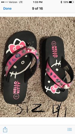 Hello Kitty flip flops