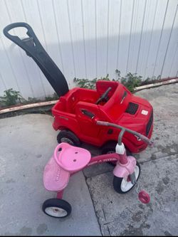 Toddler Wagon And Tricycle