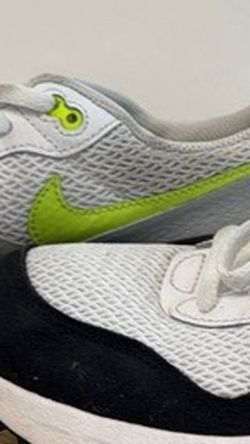 Nike Air Max SC White Grey Neon Green Sneaker Left