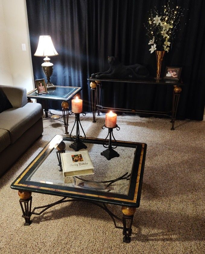 Living Room Tables (3) PC Set. $120 OBO 