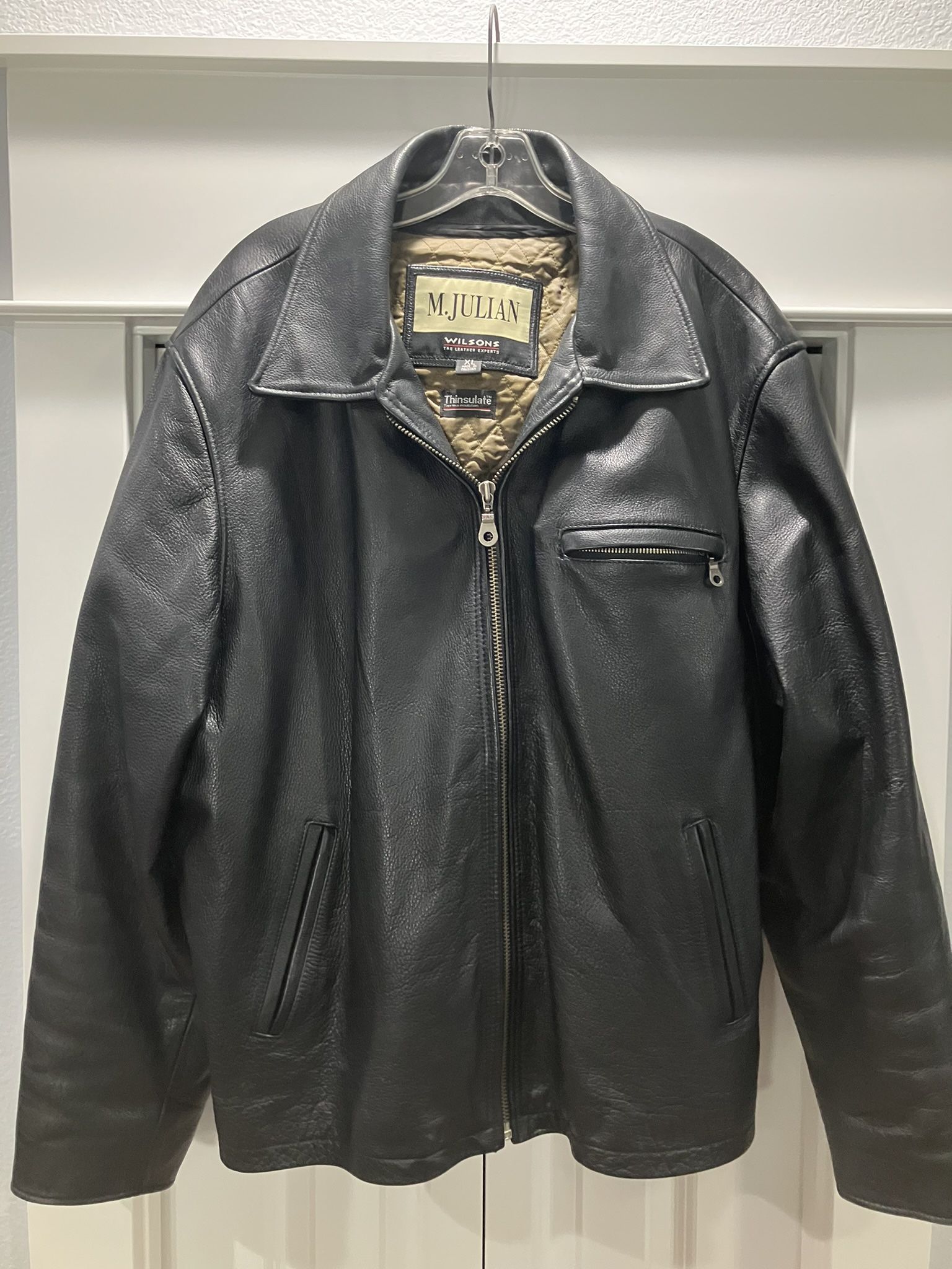  Black Leather Jacket  Men’s Size XL