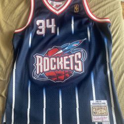 Hakeem Olajuwon Hardwood Classics Mitchell & Ness Jersey
