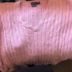 Pink Polo Ralph Lauren Size Lg