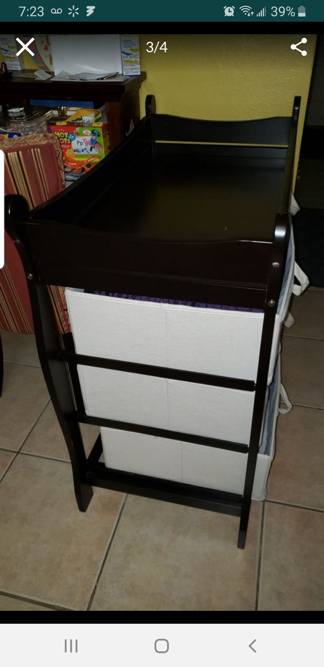 6 drawers changing table