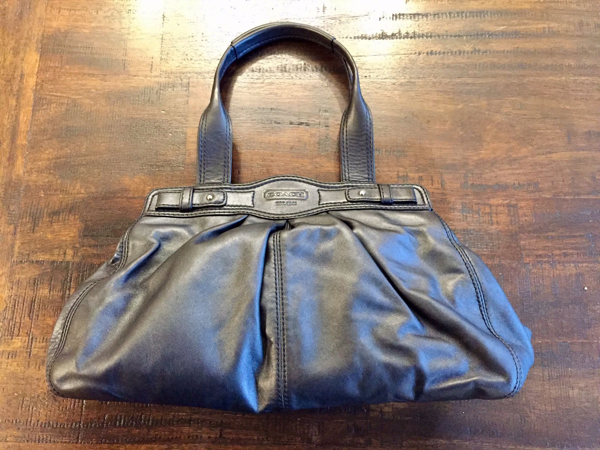 Coach bag purse satchel black