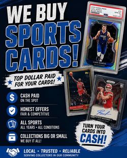 BUYING Sports Cards & Pokemon cards