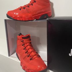 Jordan 9 Chile red 