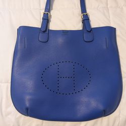 Blue Tote Bag