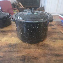 Vintage Granite Wear Small Stock Pot