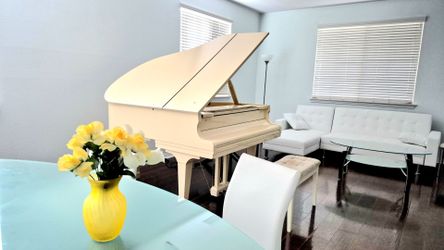 Ivory Color Sherman  Clay Baby Grand Piano