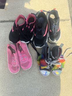 Girls shoes sizes 10-13 asking $10 for all