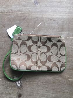 Coach wristlet