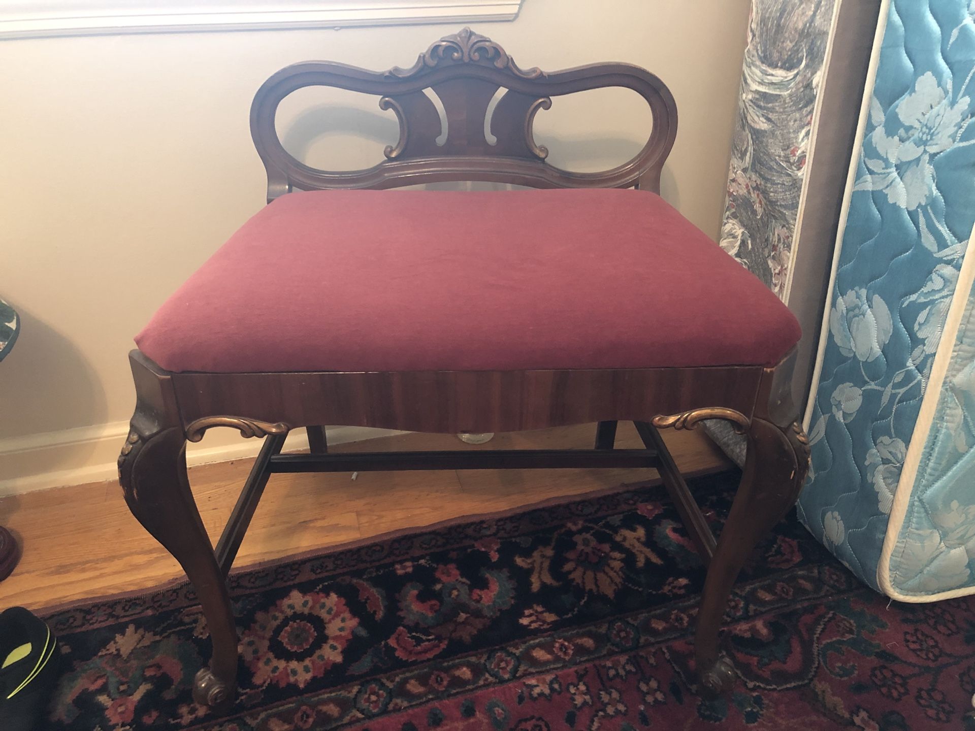 Beautiful Vanity Stool - Small Bench