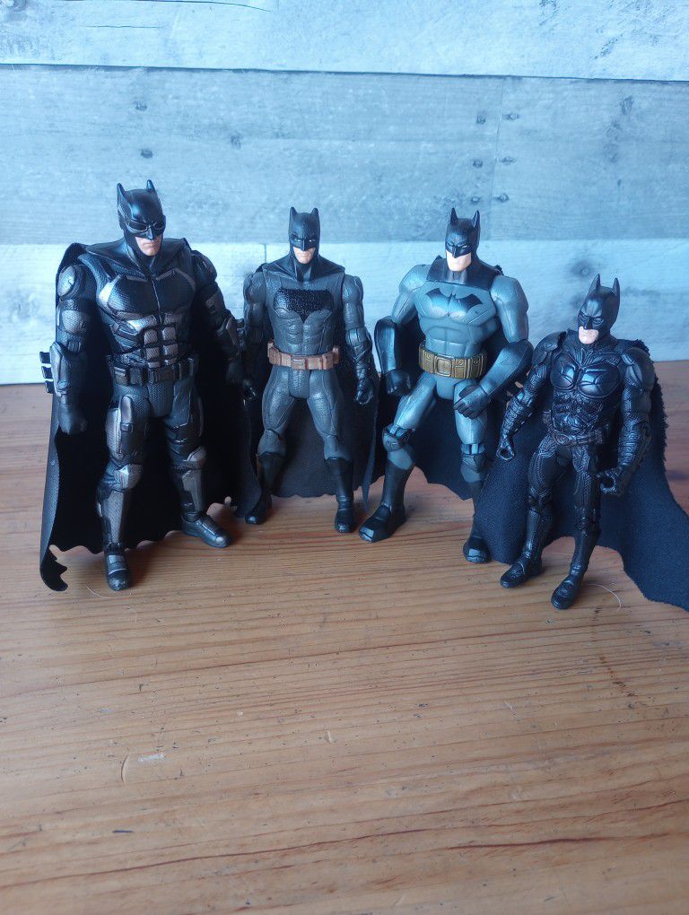 Lot of 4  Batman's Figures 