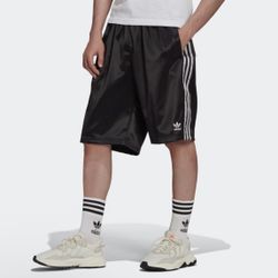 NEW AdiColor Classic 3-STRIPES Satin Shorts Men’s Size Large