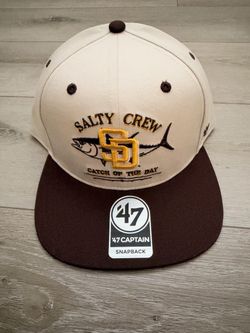 San Diego Padres x Salty Crew '47 Captain Snapback Hat