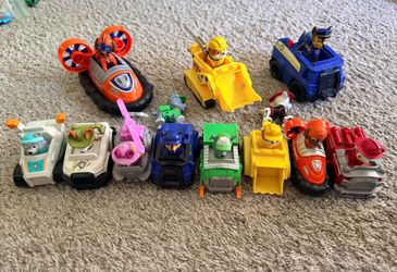 A lot of Paw Patrol Toys!