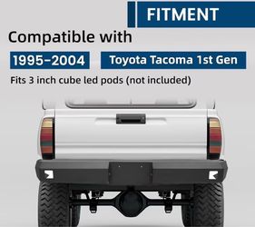 Rear bumper for 1st Gen Tacoma
