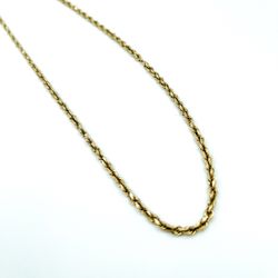 Classic 14k Solid Gold Rope Chain 