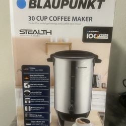Blaupunkt 30 Cup Stainless Steel Coffeemaker 