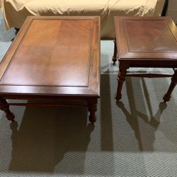 Coffee table and end table