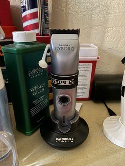 Gamma+ Cyborg Hair Clipper with Charging Base