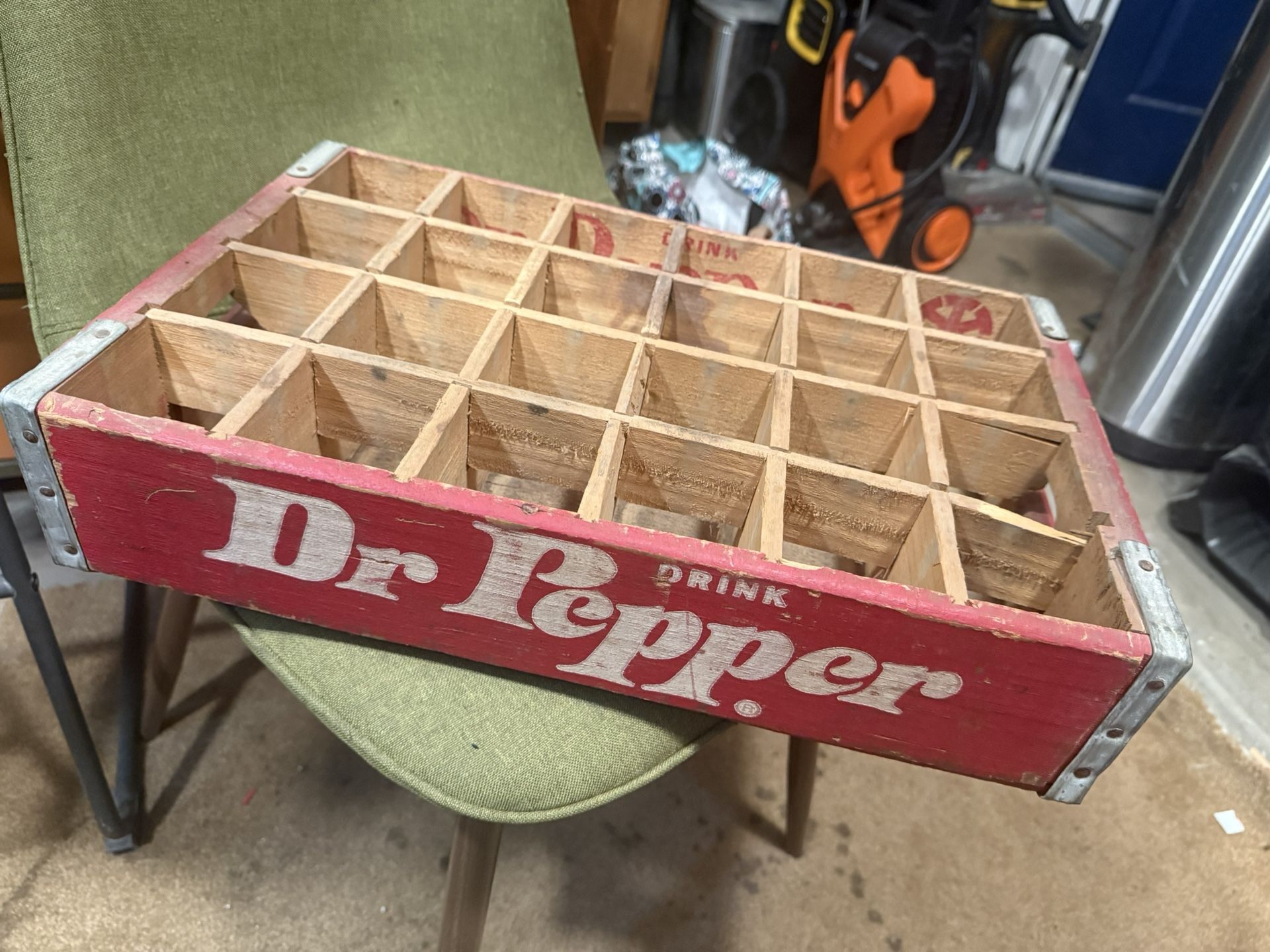 Vintage Dr Pepper Bottle Crate