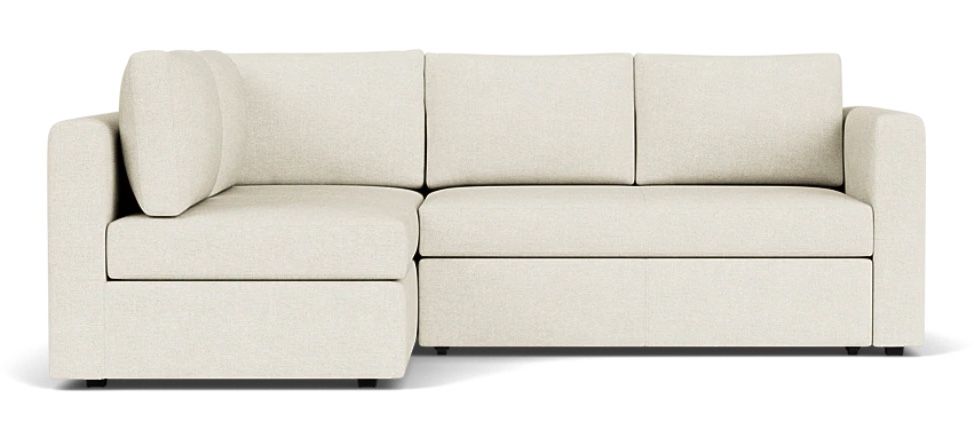 Oxford Pop-Up Platform Sleeper Sofa with Storage Chaise