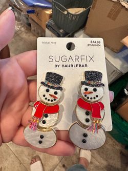 Christmas earrings