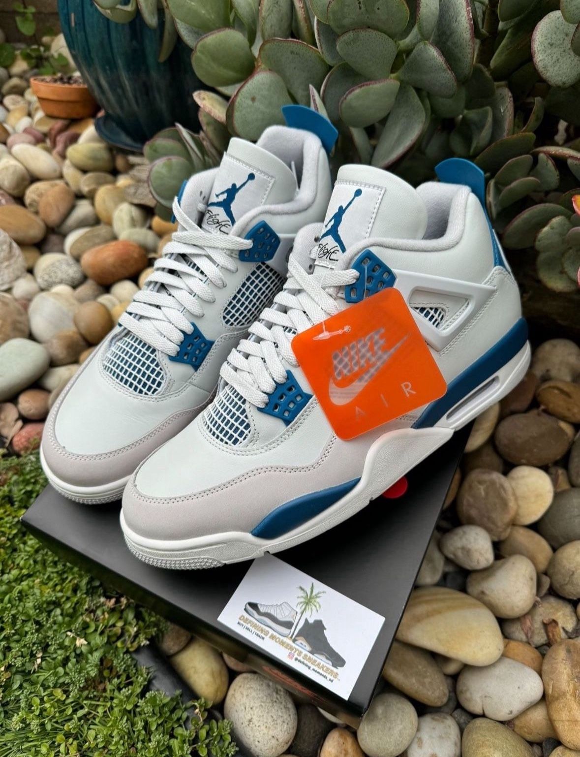 Nike Air Jordan Retro 4 Industrial blue 13