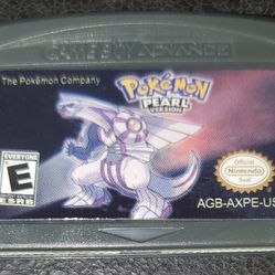 Pokemon Pearl Video Game Cartridge Custom ROM GBA Gameboy Advance