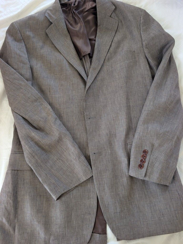 Brooks Brothers Brown Patterned Blazer