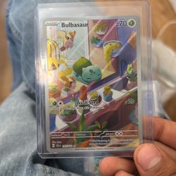 Bulbasaur Illustration Rare From Stellar Crown