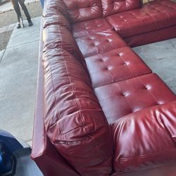 Red couch 