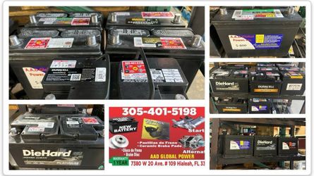 Baterías de uso para autos con garantía de 3 meses perfecto estado