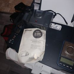 One Sharp Model Vl_e66u View Cam W Original Manuel Liquid