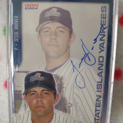 2004 Staten Island Yankees Choice #13 Jesse Hoover Wakarusa Fort Wayne Indiana