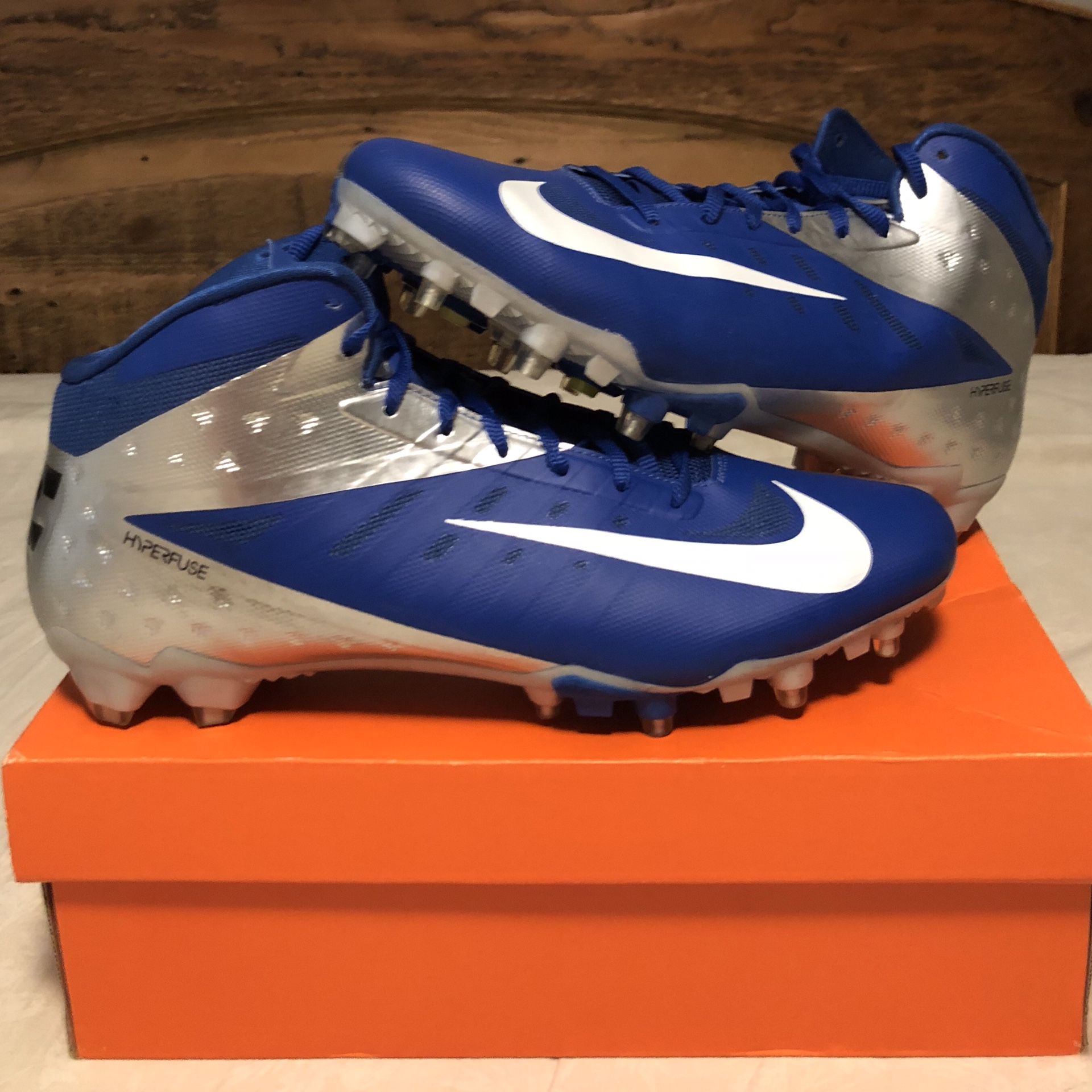 Nike HyperFuse Vapor TD Mid Football Cleats Size