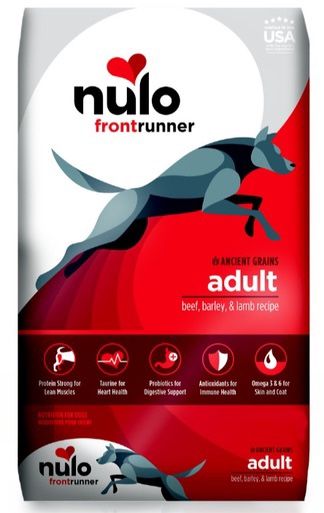 Nulo: Ancient grains adult: Beef, barley, & Lamb recipe 23 lbs