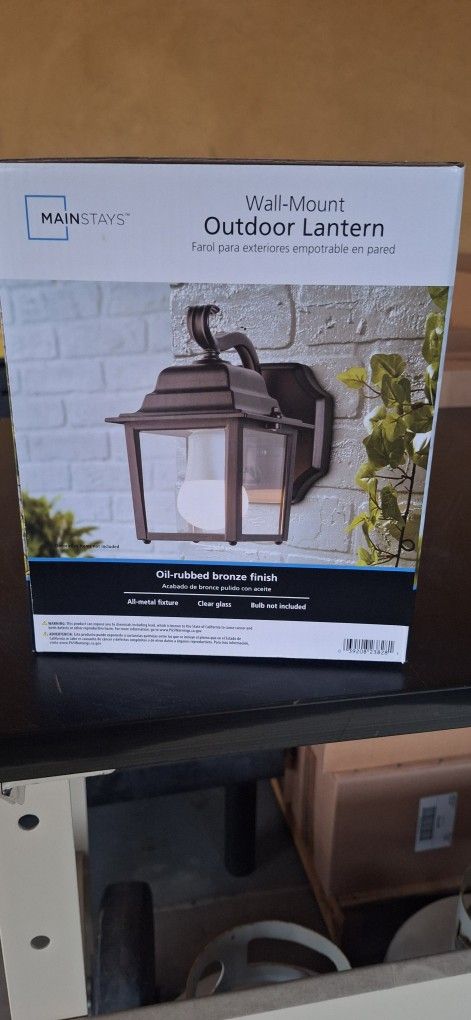 Wall Outdoor Lighting. New" Lantern
