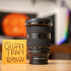 Sony 24-70mm f2.8 GM II lens