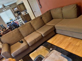 Nice Beige Sectional Couch 