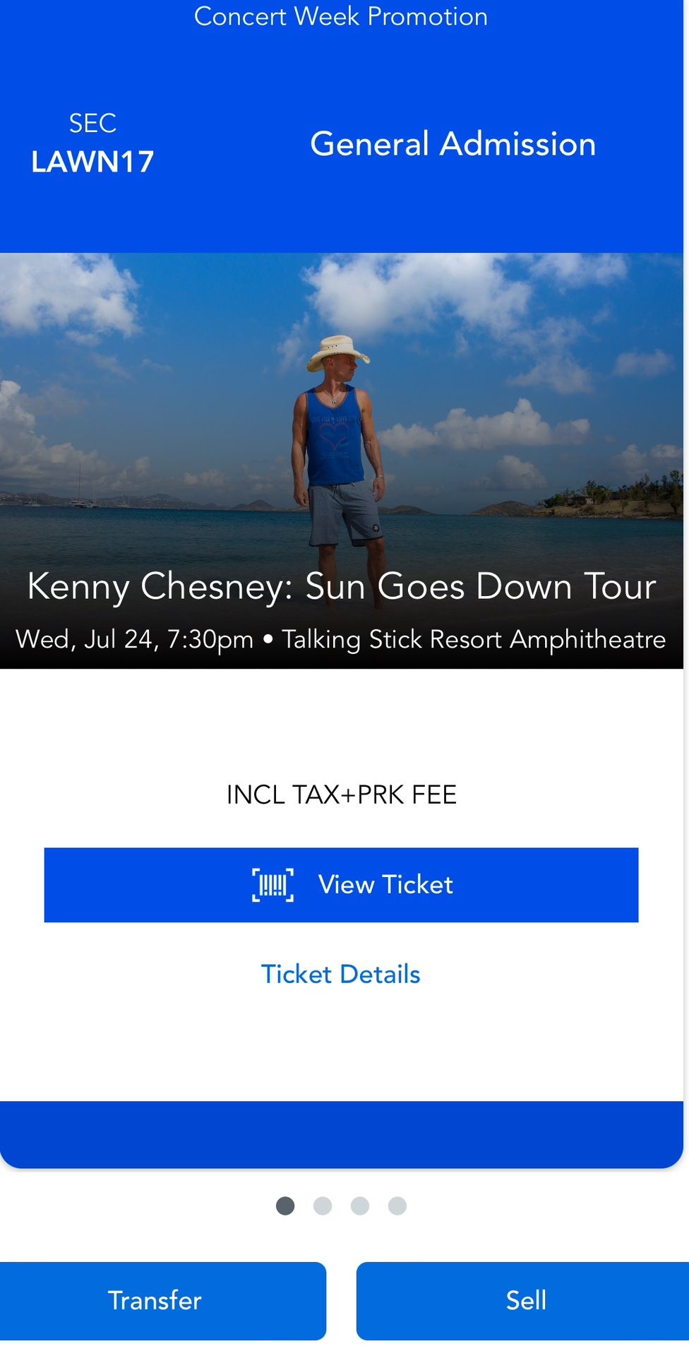 Kenny Chesney  Concert 7/24/24